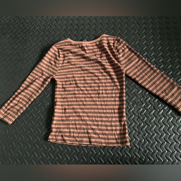 forever 21 long sleeve striped top, size medium - Picture 3 of 3